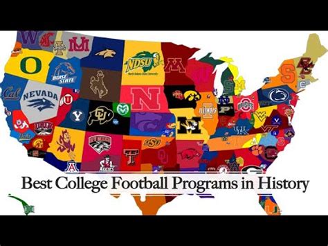 Which college football program went the most all.